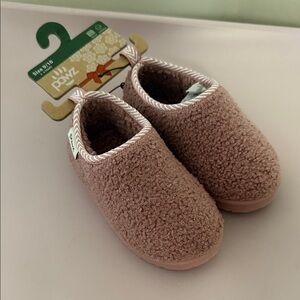 PAWZ Mauve Kids Cozy Slippers